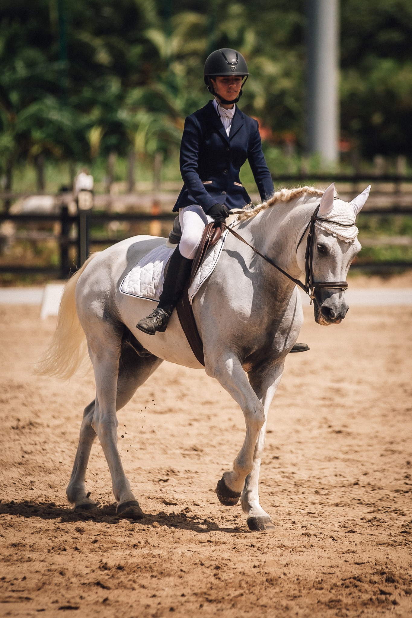 Cavalière du Club Hippique de Kourou